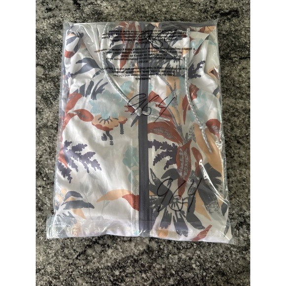 Columbia Womens Size Medium Side Hill Magnolia Floral Printed Windbreaker Jacket - Picture 13 of 13